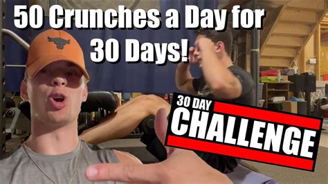 crunches everyday for a month results|‘I Did 50 Crunches Every Day For A Month .